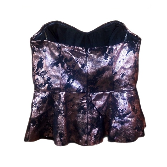 🇺🇸 Pink and Black Corset Top - Picture 2 of 3